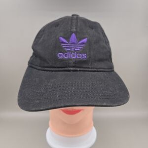 Adidas Purple Trefoil Adjustable Strapback Hat